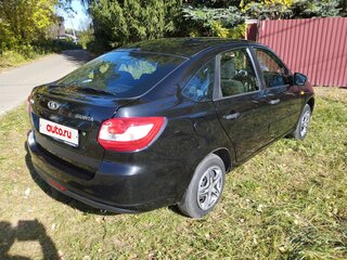 2014 Lada (ВАЗ) Granta I, чёрный, 430000 рублей, вид 5