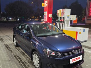 2013 Volkswagen Polo V, синий, 1150000 рублей, вид 1