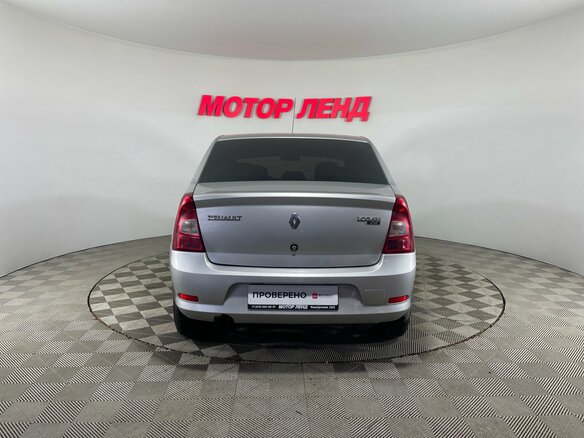 2013 Renault Logan I Рестайлинг, серый, 455000 рублей - вид 5