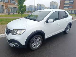 2019 Renault Logan Stepway II Рестайлинг, белый, 890000 рублей, вид 1