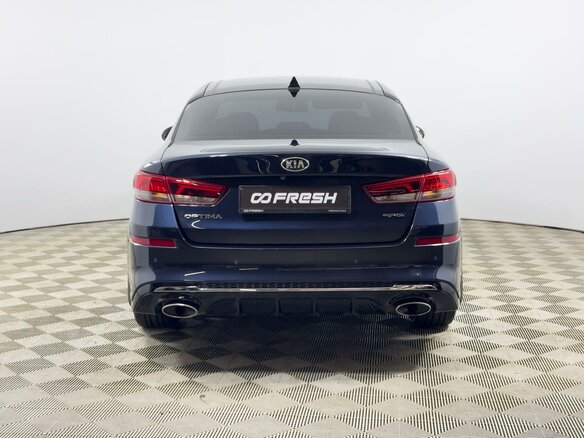 2019 Kia Optima IV Рестайлинг, синий, 2142900 рублей - вид 3