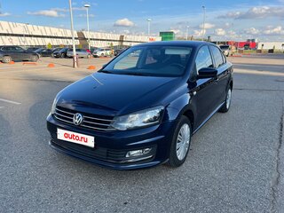2016 Volkswagen Polo V Рестайлинг, синий, 900000 рублей, вид 1