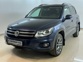 2015 Volkswagen Tiguan I Рестайлинг, синий, 1670000 рублей, вид 1