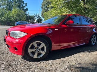 2008 BMW 1 серии 116i I (E81/E82/E87/E88) Рестайлинг, красный, 630000 рублей, вид 3