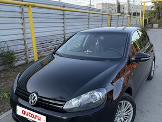 2012 Volkswagen Golf VI, чёрный, 830000 рублей, вид 4