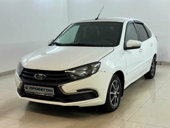 2018 Lada (ВАЗ) Granta I Рестайлинг, белый, 470000 рублей