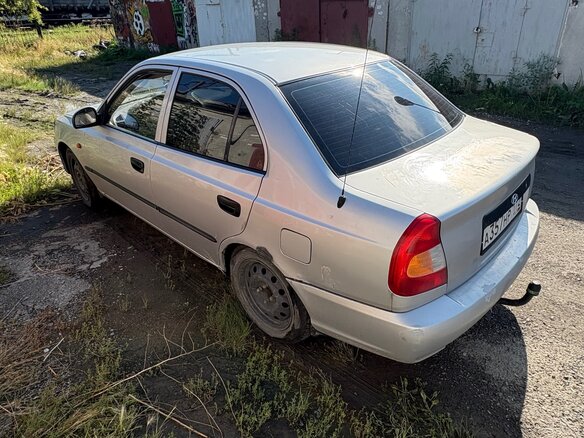 2007 Hyundai Accent ТагАЗ II, серебристый, 248000 рублей - вид 6
