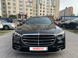 2021 Mercedes-Benz S-Класс 450 4MATIC VII (W223), чёрный, 11080000 рублей, вид 2