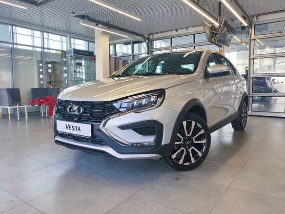 2026 Lada (ВАЗ) Vesta Cross I Рестайлинг (NG), серебристый, 1913000 рублей