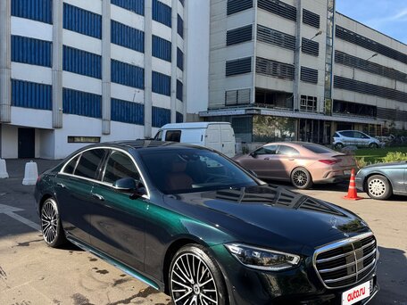 2022 Mercedes-Benz S-Класс 400 d 4MATIC VII (W223), зелёный, 10800000 рублей, вид 1
