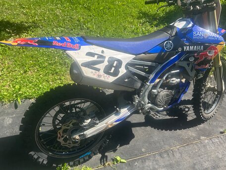 2016 Yamaha YZ450F, синий, 365000 рублей, вид 4