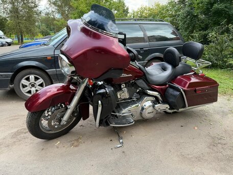 2008 Harley-Davidson Street Glide, красный, 690000 рублей, вид 2