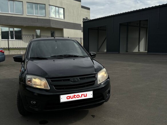 2015 Lada (ВАЗ) Granta I, чёрный, 323000 рублей - вид 8