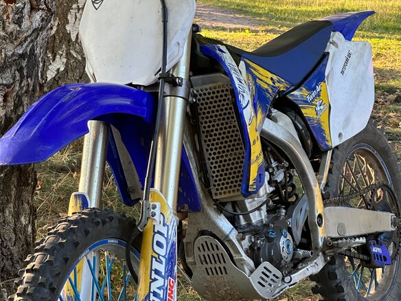 2008 Yamaha YZ450F, синий, 350000 рублей - вид 12
