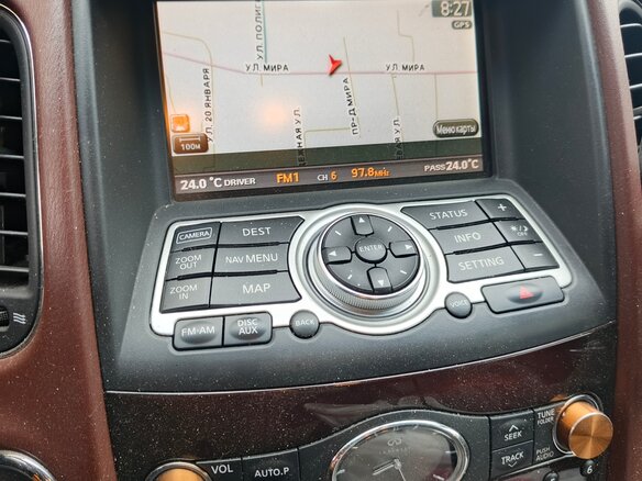 2008 Infiniti EX EX35 5-speed I (J50), серый, 1100000 рублей - вид 12