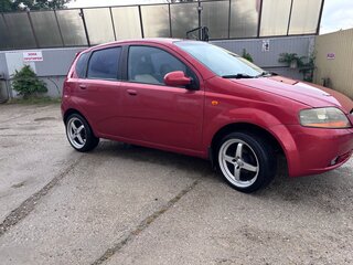 2005 Chevrolet Aveo I, красный, 305000 рублей, вид 2