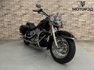 2007 Harley-Davidson Softail Deluxe, чёрный, 869000 рублей, вид 3