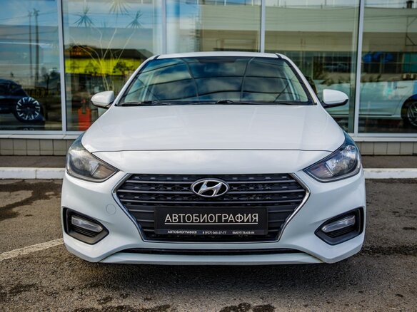 2018 Hyundai Solaris II, белый - вид 1