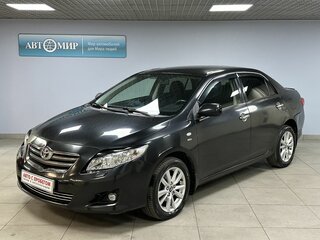 2008 Toyota Corolla X (E140, E150), чёрный, 565000 рублей, вид 1