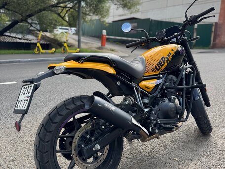 2025 Royal Enfield Guerrilla 450, жёлтый, 440000 рублей, вид 5