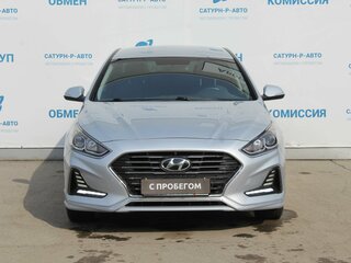 2018 Hyundai Sonata VII (LF) Рестайлинг, серебристый, 1590000 рублей, вид 2
