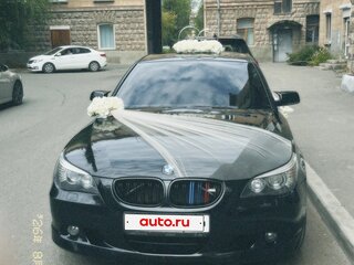2008 BMW 5 серии 530xi V (E60/E61) Рестайлинг, чёрный, 1380000 рублей, вид 5
