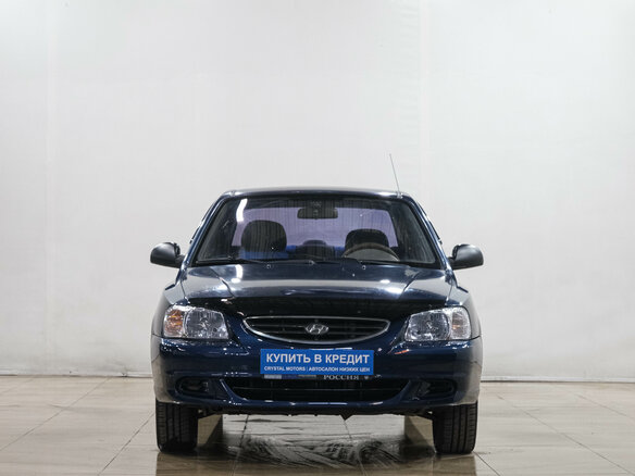 2008 Hyundai Accent ТагАЗ II, синий - вид 1