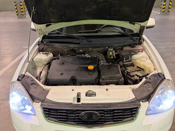 2012 Lada (ВАЗ) Priora I, белый, 530000 рублей - вид 4