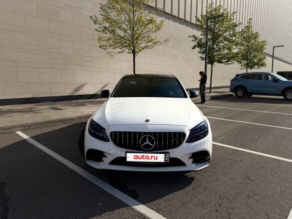 2020 Mercedes-Benz C-Класс 180 IV (W205) Рестайлинг, белый - вид 1
