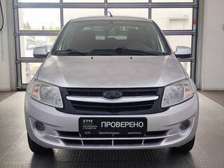 2013 Lada (ВАЗ) Granta I, серебристый, 505000 рублей, вид 2