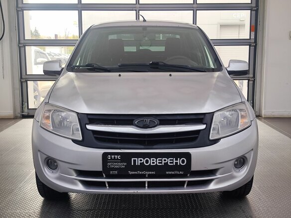 2013 Lada (ВАЗ) Granta I, серебристый, 505000 рублей - вид 1
