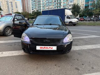2009 Lada (ВАЗ) Priora Premier I, чёрный, 450000 рублей, вид 3