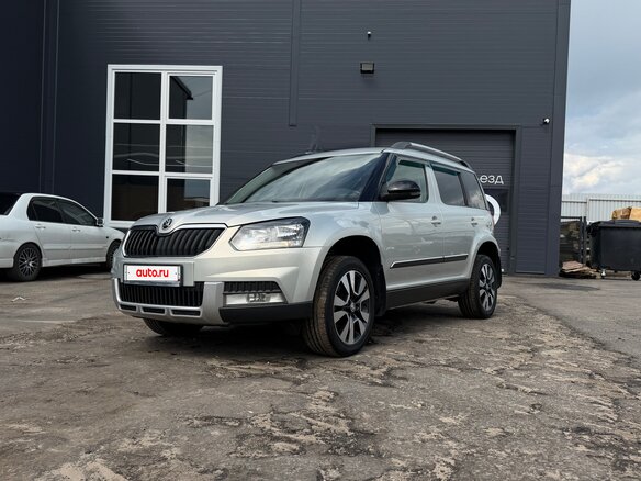 2015 Skoda Yeti I Рестайлинг, серебристый