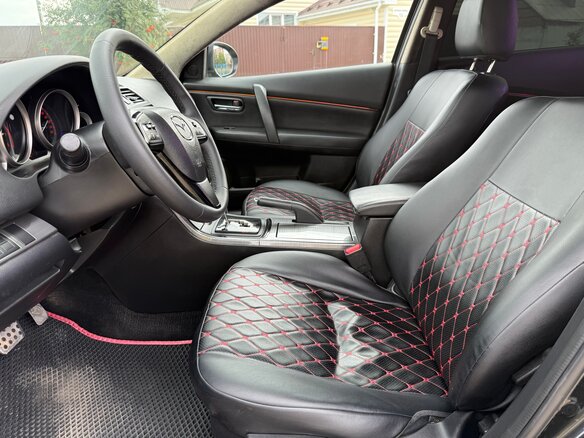 2012 Mazda 6 II (GH) Рестайлинг, чёрный, 750000 рублей - вид 10