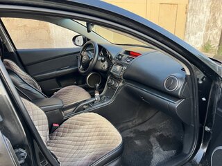 2007 Mazda 6 II (GH), чёрный, 450000 рублей, вид 4