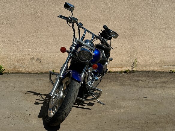 2005 Honda VTX 1300, синий, 707000 рублей - вид 17