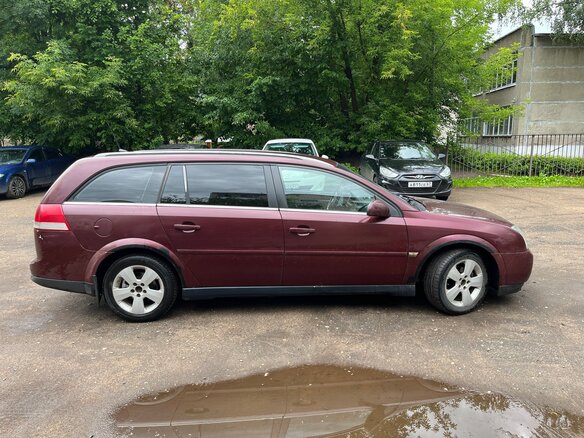 2005 Opel Vectra C Рестайлинг, красный - вид 1