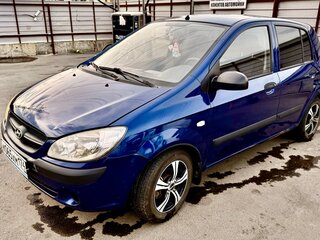 2009 Hyundai Getz I Рестайлинг, синий, 360000 рублей, вид 4