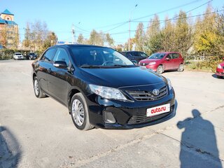 2011 Toyota Corolla X (E140, E150) Рестайлинг, чёрный, 1150000 рублей, вид 2