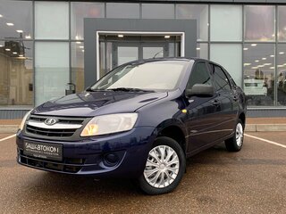 2013 Lada (ВАЗ) Granta I, синий, 345000 рублей, вид 1