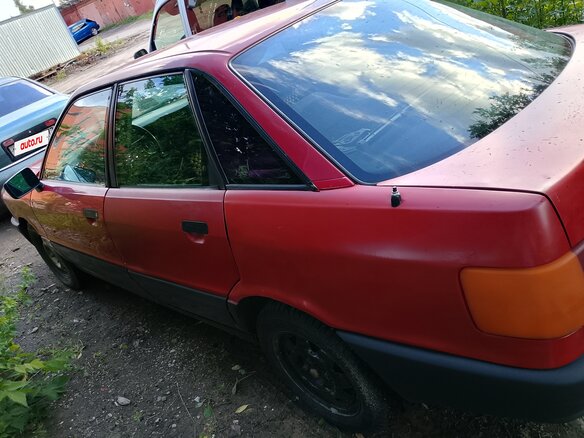 1989 Audi 80 IV (B3), красный, 135000 рублей - вид 6