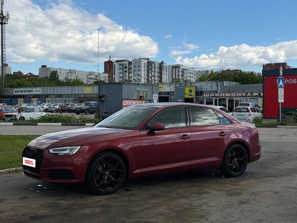2019 Audi A4 V (B9), красный - вид 2