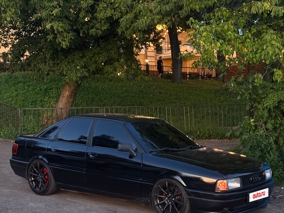 1991 Audi 80 IV (B3), чёрный - вид 4