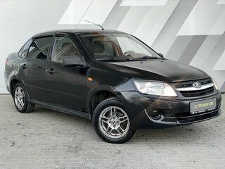 2014 Lada (ВАЗ) Granta I, чёрный, 298000 рублей, вид 3