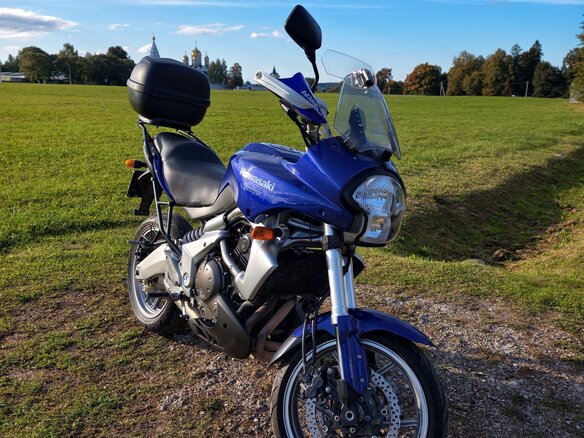 2007 Kawasaki Versys 650, синий, 395000 рублей