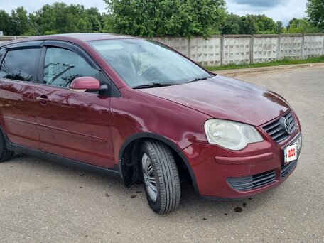 2008 Volkswagen Polo IV Рестайлинг, пурпурный, 430000 рублей, вид 2