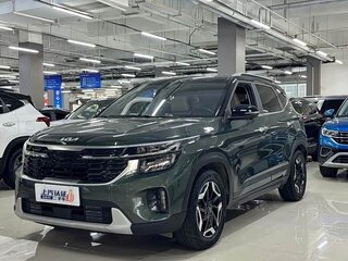 2023 Kia Seltos I Рестайлинг, зелёный, 1530000 рублей, вид 3