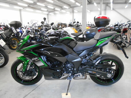 2020 Kawasaki Ninja 1000 SX, зелёный, 1180000 рублей, вид 4