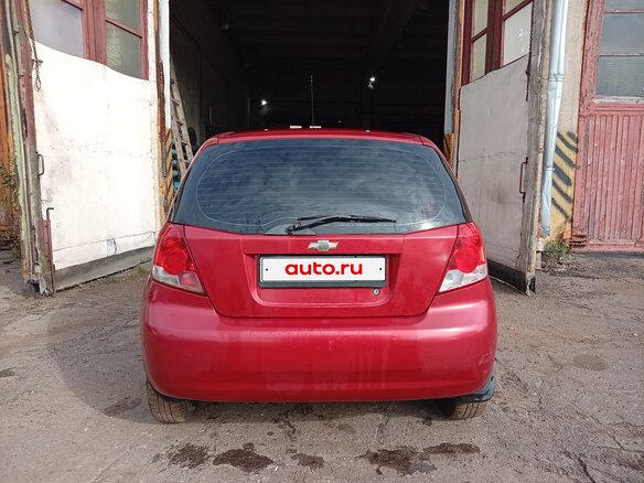 2005 Chevrolet Aveo I, красный - вид 5