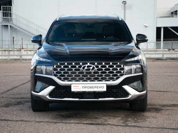 2020 Hyundai Santa Fe IV Рестайлинг, чёрный, 3558000 рублей - вид 1